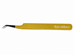 Glitter Gold Tweezers for Clovers (YY, W) or Classic lashes