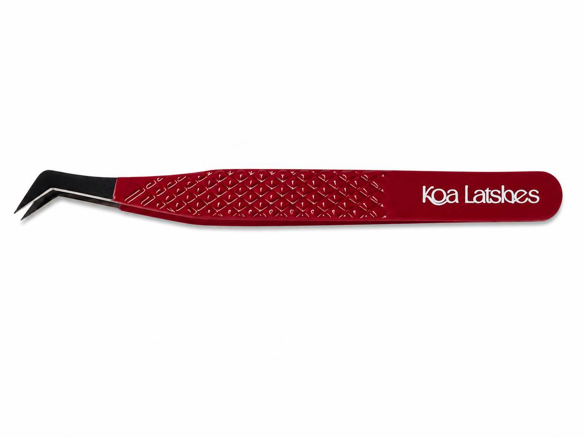 Cherry volume & easy fanning Tweezers