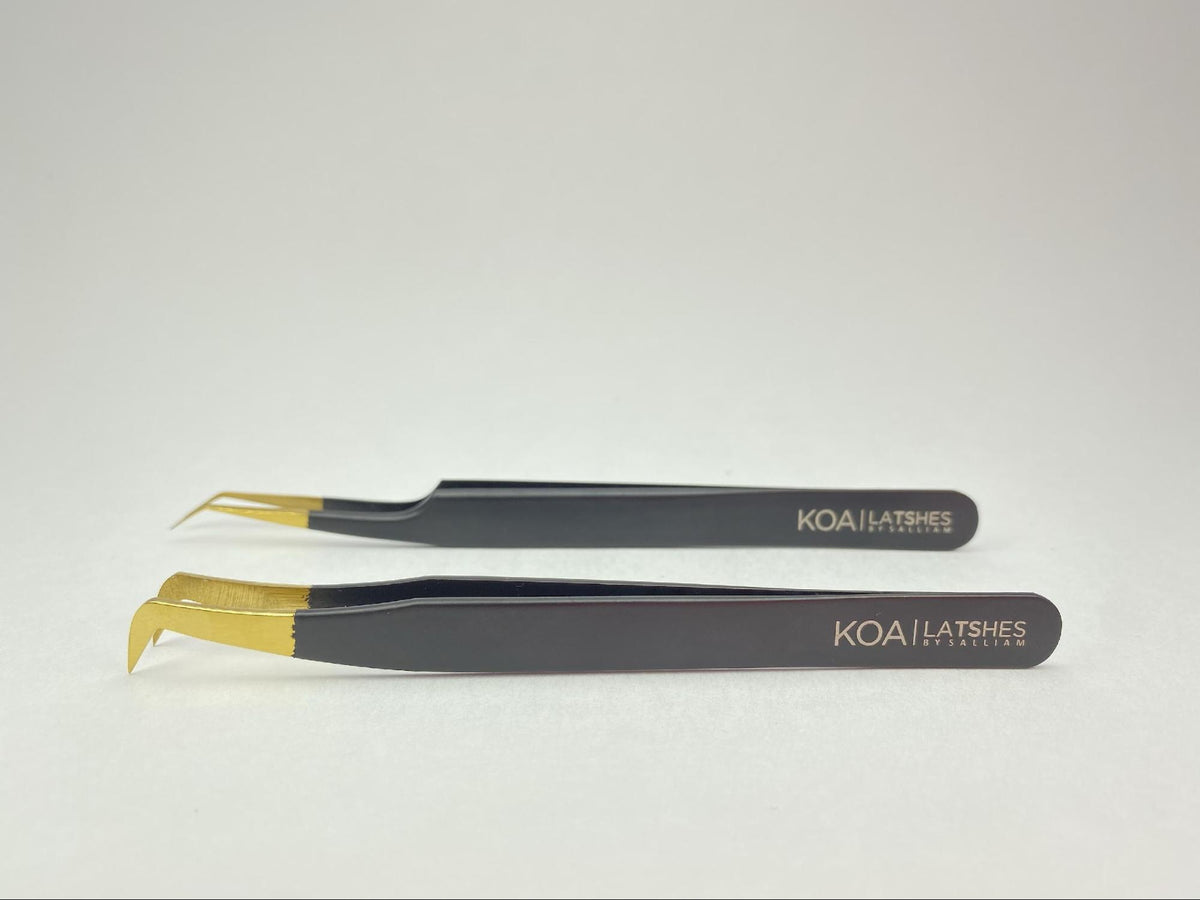 Boundle black matte Tweezers