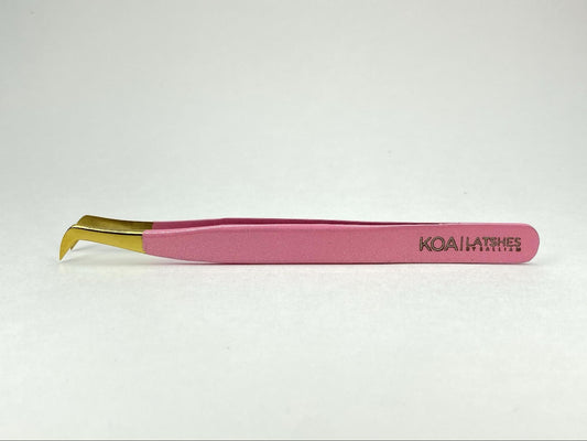 Glitter pink and gold boot Tweezers