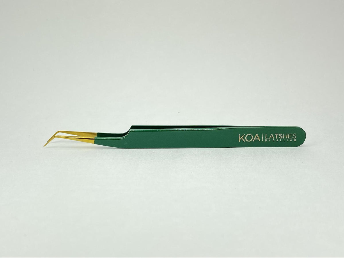 Emerald Tweezers for Clovers (YY, W) or Classic lashes